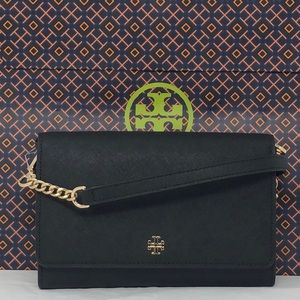 NWT Tory Burch Emerson chain wallet crossbโฆ